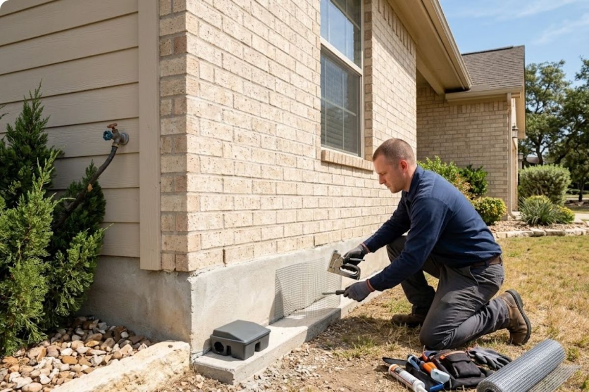 Rodent control and exclusion service in Brownsville, TX